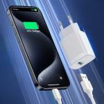 Incarcator retea Joyroom JR-TF4, 18W, 3A, 1xUSB-A, Fast Charging, Alb 4 - lerato.ro