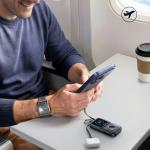 Baterie externa Joyroom JR-W19, 5000 mAh, 3A, 1x USB-C, 1x Cablu USB-C, 1x Cablu Lightning, Incarcare Wireless 5W, Negru 14 - lerato.ro