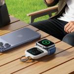 Baterie externa Joyroom JR-W19, 5000 mAh, 3A, 1x USB-C, 1x Cablu USB-C, 1x Cablu Lightning, Incarcare Wireless 5W, Alb 11 - lerato.ro