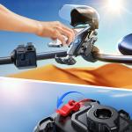 Suport universal bicicleta Joyroom JR-ZS526, Viziera de soare pliabila, Negru 12 - lerato.ro