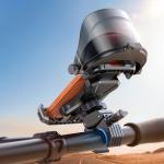 Suport universal bicicleta Joyroom JR-ZS528, Viziera de soare pliabila, Rotire 360 grade, Negru 14 - lerato.ro