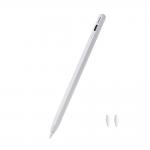 Stylus pen activ Joyroom JR-X15 Pro compatibil cu tablete iPad, Prindere magnetica, 2 varfuri rezerva, 450mAh, USB-C, Alb 3 - lerato.ro