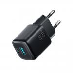 Incarcator retea Joyroom JR-TG7, 33W, 3A, 1xUSB-C, 1x USB-A, Cablu USB-C 1m inclus, Negru 3 - lerato.ro