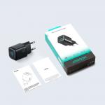 Incarcator retea Joyroom JR-TG7, 33W, 3A, 1xUSB-C, 1x USB-A, Cablu USB-C 1m inclus, Negru 10 - lerato.ro