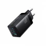 Incarcator retea Joyroom JR-TG10, 65W, 3A, 3xUSB-C, 1x USB-A, Cablu UBS-C 1.2m inlcus, Negru 3 - lerato.ro