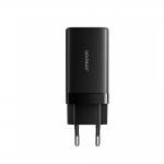 Incarcator retea Joyroom JR-TG10, 65W, 3A, 3xUSB-C, 1x USB-A, Cablu UBS-C 1.2m inlcus, Negru 5 - lerato.ro