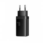 Incarcator retea Joyroom JR-TG10, 65W, 3A, 3xUSB-C, 1x USB-A, Cablu UBS-C 1.2m inlcus, Negru 9 - lerato.ro