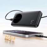 Baterie externa Joyroom JR-PBF12 Pro, 10000 mAh, 22.5W, 3A, 1x USB-C, 2x USB-A, Negru 17 - lerato.ro