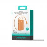 Baterie externa portabila Joyroom JR-PR2L, 10000 mAh, 35W, 3A, 1xUSB-C, 2x Cablu USB-C integrat, Afisaj LED, Portocaliu 3 - lerato.ro