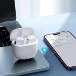 Casti wireless Joyroom JR-FB1 Funpods, TWS, Reducere zgomot DNN, Bluetooth 6.0, Autonomie 35h, IP54, USB-C, Alb 11 - lerato.ro