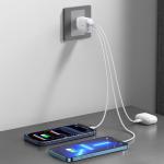Incarcator retea Joyroom JR-TG6 GaN, 30W, 3A,1x USB-C, 1x Lightning, 1x USB-A, Alb 9 - lerato.ro