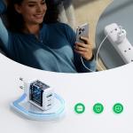 Incarcator retea Joyroom JR-TG6 GaN, 30W, 3A,1x USB-C, 1x Lightning, 1x USB-A, Alb 10 - lerato.ro