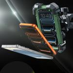 Suport universal bicicleta/moto Joyroom JR-ZS598, Rotire 360 grade, Protectie impotriva vibratiilor, Negru 6 - lerato.ro