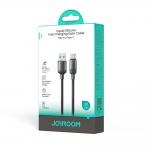 Cablu pentru incarcare si transfer de date  Joyroom S-A62 Lively Series, USB-A la USB-C, 15W, 3A, 480 Mbps, 1.2m, Negru 3 - lerato.ro