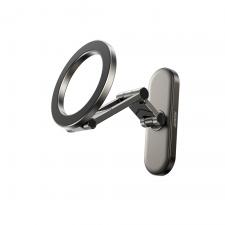 Suport telefon magnetic Joyroom JR-ZS520, Brat pliabil, Rotire 360 grade, Titanium
