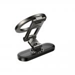 Suport telefon magnetic Joyroom JR-ZS520, Brat pliabil, Rotire 360 grade, Titanium 6 - lerato.ro