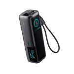 Baterie externa Joyroom PODIX PR70, 25000mAh, 240W, 2x Cablu USB-C, 1x USB-C, 1x USB-A, Gri 2 - lerato.ro