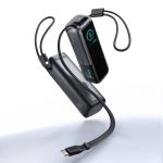 Baterie externa Joyroom PODIX PR70, 25000mAh, 240W, 2x Cablu USB-C, 1x USB-C, 1x USB-A, Gri 9 - lerato.ro
