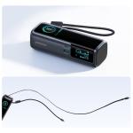 Baterie externa Joyroom PODIX PR70, 25000mAh, 240W, 2x Cablu USB-C, 1x USB-C, 1x USB-A, Gri 10 - lerato.ro