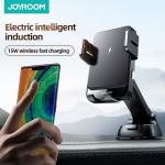 Suport auto Joyroom JR-ZS219 Dashboard Mount, Incarcare Wireless 15W, Quick Charge 3.0, USB-C, Negru 7 - lerato.ro