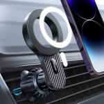 Suport auto MagSafe pentru grila de ventilatie Joyroom JR-ZS355 compatibil cu iPhone, Negru 9 - lerato.ro