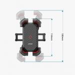 Suport universal moto Joyroom JR-ZS288-m, Negru 5 - lerato.ro