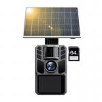 Camera de supraveghere pentru vanatoare KJK HRIVCAM FK-HC40 cu panou solar, 4K, Camuflaj 4 - lerato.ro