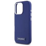 Carcasa Karl Lagerfeld FW Metal Plate cu MagSafe compatibila cu iPhone 16 Pro, Albastru 7 - lerato.ro