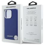 Carcasa Karl Lagerfeld FW Metal Plate cu MagSafe compatibila cu iPhone 16 Pro, Albastru 9 - lerato.ro