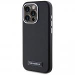 Carcasa Karl Lagerfeld FW Metal Plate cu MagSafe compatibila cu iPhone 15 Pro Max, Negru 3 - lerato.ro