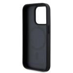 Carcasa din piele cu monograma metalica Karl Lagerfeld compatibila cu iPhone 15 Pro Max, Negru 8 - lerato.ro