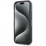 Carcasa Karl Lagerfeld Liquide Glitter Monogram Gradient compatibila cu Iphone 15, Negru 6 - lerato.ro