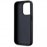 Carcasa Karl Lagerfeld Saffiano Athleisure Stripes Cord compatibila cu iPhone 15 Pro, Roz 7 - lerato.ro