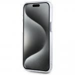 Carcasa Karl Lagerfeld IML Metal Karl Head, cu MagSafe, compatibila cu iPhone 15, Alb 6 - lerato.ro