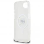 Carcasa Karl Lagerfeld IML Metal Karl Head, cu MagSafe, compatibila cu iPhone 16e, Alb 8 - lerato.ro