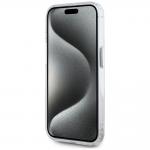 Carcasa Karl Lagerfeld IML Metal Karl Head, cu MagSafe, compatibila cu iPhone 15 Pro, Alb 6 - lerato.ro