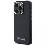 Carcasa Karl Lagerfeld FW Metal Plate cu MagSafe compatibila cu iPhone 15 Pro, Negru 3 - lerato.ro