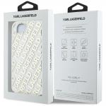 Carcasa Karl Lagerfeld IML Repeat Logo compatibila cu iPhone 16e , Gold 9 - lerato.ro