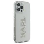 Carcasa Karl Lagerfeld IML, logo din stras, conpatibila cu Iphone 16 Pro Max, Transparent 5 - lerato.ro