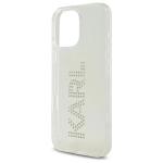 Carcasa Karl Lagerfeld IML, logo din stras, conpatibila cu Iphone 16 Pro Max, Transparent 7 - lerato.ro