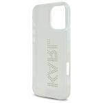 Carcasa Karl Lagerfeld IML, logo din stras, conpatibila cu Iphone 16 Pro Max, Transparent 8 - lerato.ro
