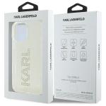 Carcasa Karl Lagerfeld IML, logo din stras, conpatibila cu Iphone 16 Pro Max, Transparent 9 - lerato.ro
