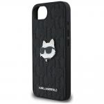 Carcasa Karl Lagerfeld Monogram, cu insigna Choupette, compatibila cu Iphone 16e, Negru 7 - lerato.ro