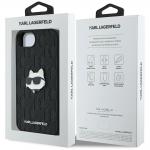 Carcasa Karl Lagerfeld Monogram, cu insigna Choupette, compatibila cu Iphone 16e, Negru 9 - lerato.ro