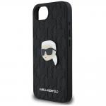 Carcasa Karl Lagerfeld Monogram, cu insigna Karl, compatibila cu Iphone 16e, Negru 7 - lerato.ro