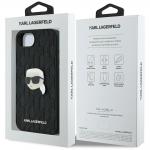 Carcasa Karl Lagerfeld Monogram, cu insigna Karl, compatibila cu Iphone 16e, Negru 9 - lerato.ro