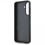 Carcasa Karl Lagerfeld Saffiano cu logo metalic K&C ccompatibila cu Samsung Galaxy A56, Negru 7 - lerato.ro