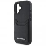 Carcasa Karl Lagerfeld HC Grained PU, cu suport pentru card, compatibila cu iPhone 16, Negru 7 - lerato.ro
