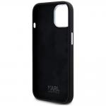 Carcasa Karl Lagerfeld, logo din silicon, compatibila cu Iphone 15, Negru 8 - lerato.ro