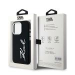 Carcasa Karl Lagerfeld, logo din silicon, compatibila cu Iphone 15 Pro Max, Negru 9 - lerato.ro